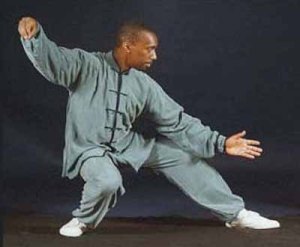 Get a little creative with a tai chi stance